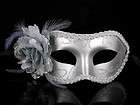 Silver Princess Venetian Costume Party Masquerade Cospl