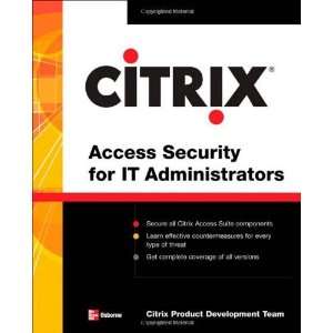  Citrix Access Security for IT Administrators 1st Edition 