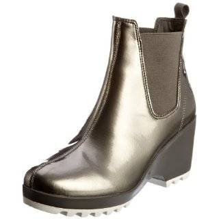  Sperrry   Womens Sienna Shiny Black Croc Ankle Rain Boots Shoes