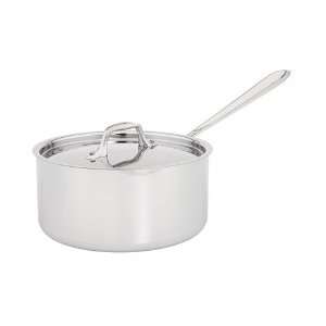  All Clad Stainless Steel 3 Qt. Sauce Pan With Lid Kitchen 