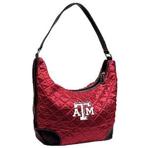   Texas A&M Aggies Ladies Maroon Quilted Hobo Purse