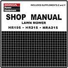 Honda HRS21 21 Lawn Mower Service Repair Manual 61VA200  