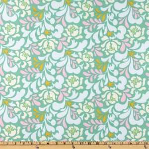 com 44 Wide Pop Garden Sway Teal Fabric By The Yard heather_bailey 