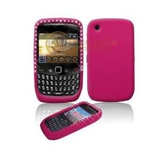  Premium Hot Pink Soft Silicone Gel Skin Cover Case with 