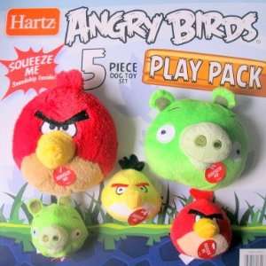  ANGRY BIRDS Play Pack5 piece Toy SetSqueeze Me 