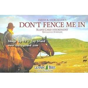  David R. Stoeckleins Dont Fence Me in Blank Card 