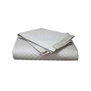  Charter Club Damask Diamond Quilted White Twin Coverlet 