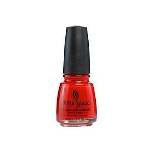 China Glaze Nail Laquer with Hardeners Salsa (Quantity of 4)