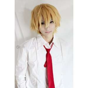   Usui takumi Short Yellow Party Costume Hair Cosplay Wig Toys & Games