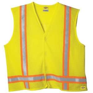 Dickies Large/ Extra Large High Visibility Yellow ANSI Class 1 Tri C 