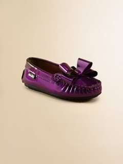 Venettini   Toddlers & Little Girls Patent Leather Bow Mocassins