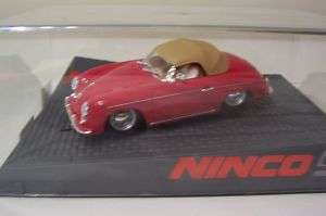 NINCO 1/32 SLOT CAR PORSCHE 356 A SPEEDSTEER RED #50567  