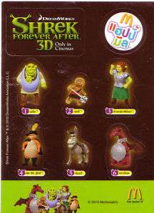 McDonald,Shrek Forever After, Set of 6  