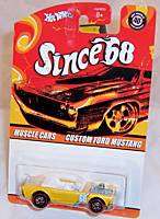 HOT WHEELS Since 68   CUSTOM FORD MUSTANG Yellow NEW  