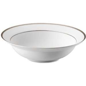   Round Vegetable Bowl with Platinum Band [Set of 4]