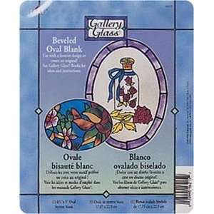  Gallery Glass Surfaces Oval Blank 6 3/4X9 Arts, Crafts 
