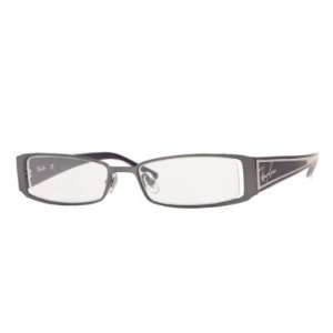  Ray Ban Optical Womens Rx8584 Blue Frame Titanium Eyeglasses 