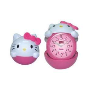   Hello Kitty Desk Table Alarm Clock Body Shape Pink 