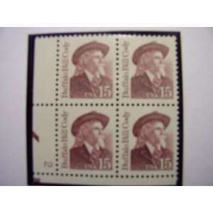   Cody, S# 2178, Plate Block of 4 15 Cent Stamps, MNH 