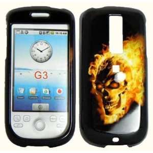  Hard Skull on Fire Case Cover Faceplate Protector for T 