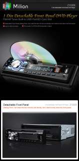 EONON D1005 1 DIN CAR DVD PLAYER FRONT PANEL FM AM AVI USB SD  VCD 