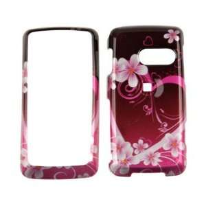   Case Cover Purple Love For LG Rumor Touch Cell Phones & Accessories