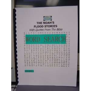  The Noahs Flood Stories   Word Puzzle (Word Search Puzzle 