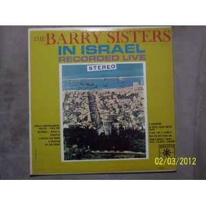    Barry Sisters In Israel   Recorded Live Barry Sisters Music