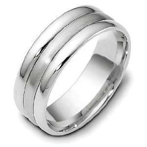   Platinum Comfort Fit Wedding Band Ring   9.75 Dora Rings Jewelry