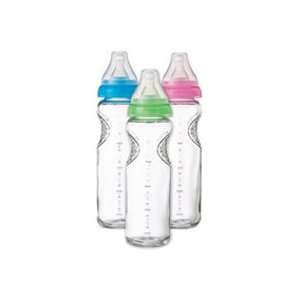  Munchkin 8oz Mighty Grip Glass Bottle   1 pack Baby