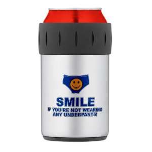  Thermos Can Cooler Koozie Smile If Youre Not Wearing Any 
