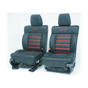  Roush R13030034 Black/Red Leather Seat for F 150 Super Cab 