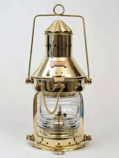 Brass Ship Anchor Oil Lantern 14 Lantern Nautical  