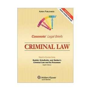 Casenote Legal Briefs Criminal Law Publisher Aspen Publishers, Inc 