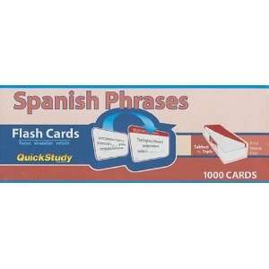  Spanish Phrases Flash Cards (Quickstudy Academic) (Spanish 
