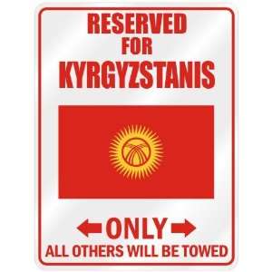    Flag Nation  Kyrgyzstan Parking Sign Country