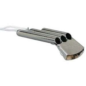    Pipe Pealess Low Tone Whistles SILVER 20 LANYARD.