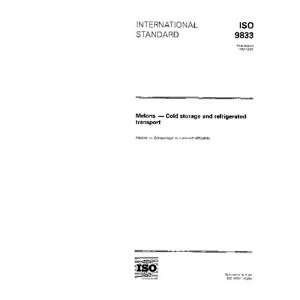      Cold storage and refrigerated transport ISO TC 34/SC 14 Books