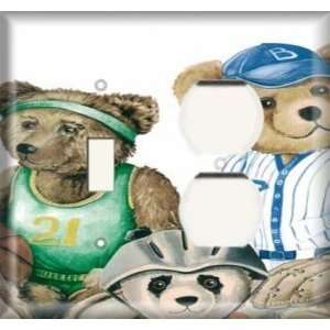   / Outlet Combo Plate   The Three Sporting Bears