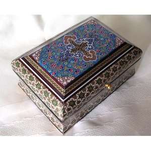  Persian Khatam Inlay Decorative Box Fully Lined with 