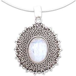  Moonstone necklace, Midnight Beauty Jewelry