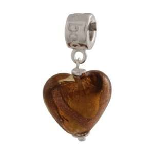   Heart Charm   Fits On Pandora Chamilia And Troll Bracelets Jewelry