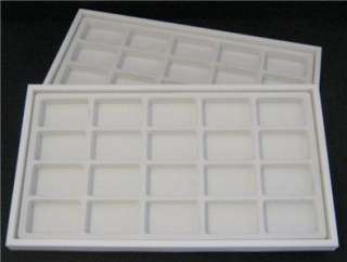 Zippo Lighter Display Inserts White Stackable Trays  