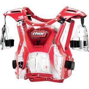  Thor Youth Quadrant Roost Deflector Chest Protector Red 