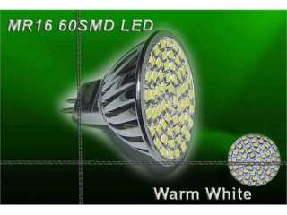 GU5.3 / MR16 60 SMD LED Spot Light Bulb Lamp 12V 3W Energy Saving 