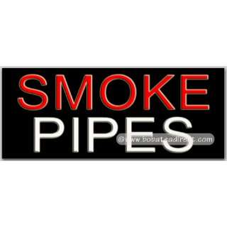 Smoke Pipes Neon Sign Grocery & Gourmet Food