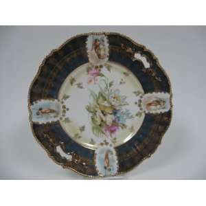  RS Prussia Floral Cake Plate