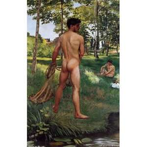   Jean Frederic Bazille   24 x 38 inches   Fisherman 