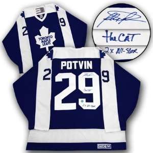  Felix Potvin Toronto Maple Leafs Autographed/Hand Signed 