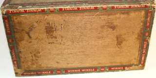 Vintage Winnie Winkle Wooden Cigar Box  